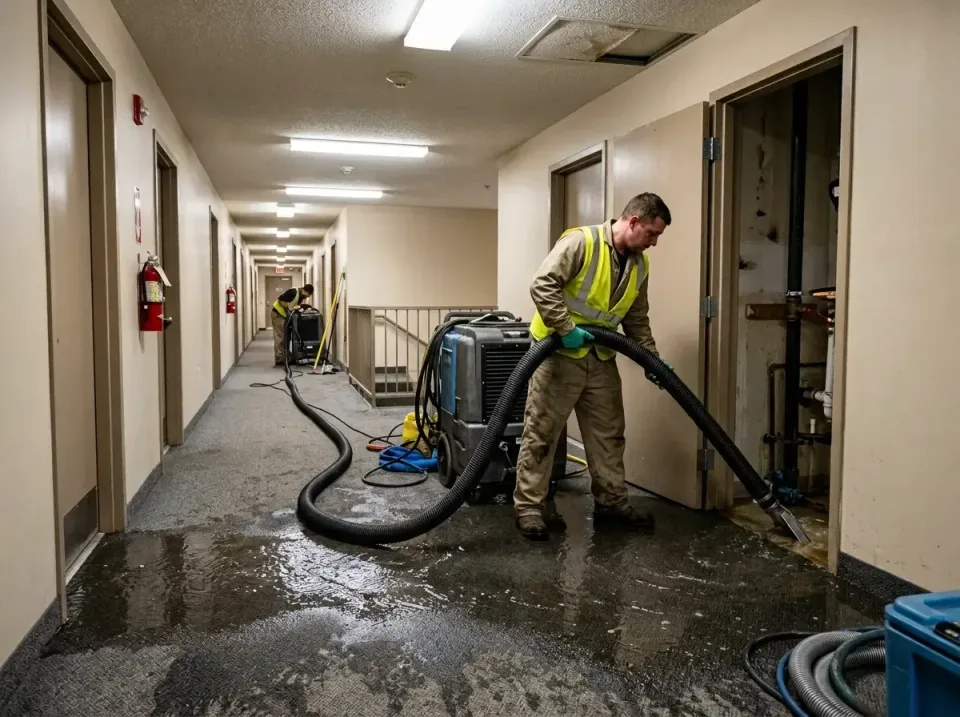 multi-unit-apartment-hallway-f-005 — frequently asked questions, Emergency Burst Pipe Water Extraction & Removal in Salamanc…